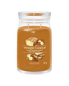 Yankee Candle Spiced Banana Bread - Signature Large Jar